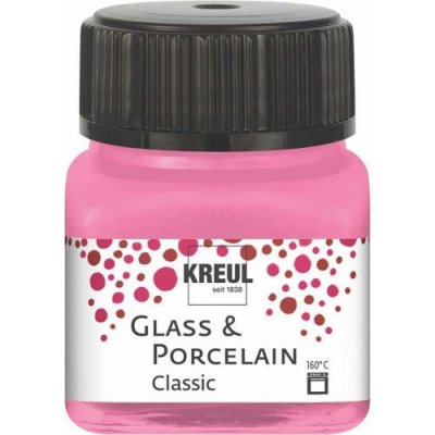 Kreul Barva na sklo a porcelán classic 20 ml RŮŽOVÁ – Sleviste.cz