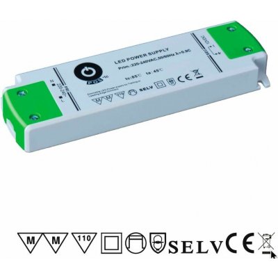 POS, 50W Nábytkový napájecí zdroj stmívatelný TRIAC, FTPC50V12-D, 12V, 4,16A, IP20 – Zbozi.Blesk.cz