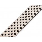 Prima-obchod Popruh s 3D efektem šíře 38 mm, barva 3 černá – Zboží Mobilmania