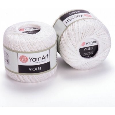 YarnArt Violet 003 - bílá – Zboží Dáma