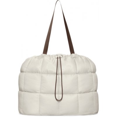 Nike Puffle Tote Bag 2.0 light bone/mink brown/sail Bílá 28 L – Zboží Dáma