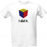 Tričko s potiskem Rubikova kostka pánské bílá – Hledejceny.cz