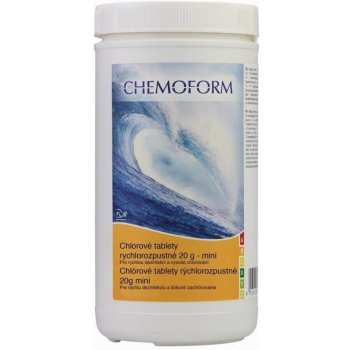 VÁGNER POOL 911020100 Chemoform chlórové tablety rychlorozpustné mini - 1 kg