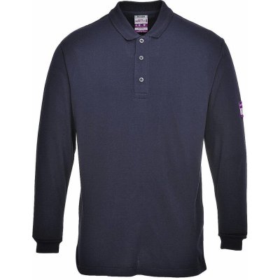 Portwest Polokošile Flame Resistant Anti-Static FR10 dlouhý rukáv Navy 4XL – Zbozi.Blesk.cz