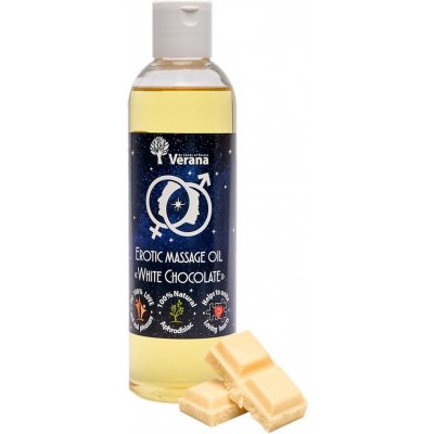 Verena Erotický masážní olej Bílá čokoláda 250 ml