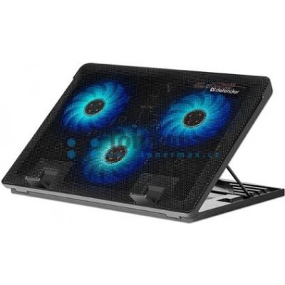 Chladicí podložka pod notebook Defender NS-501 17" - 3 ventilátory, 5 poloh – Zboží Živě