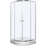 EBS Linea Sprchový kout 80 čtvrtkruh, chrom transparent LINEAR80CRT – Zboží Dáma