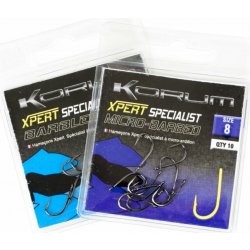 Korum Xpert Specialist Hooks Barbed vel.10 10ks