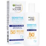 Garnier Ambre Solaire Sensitive Advanced Face SPF50+ krém na obličej s kyselinou hyaluronovou 40 ml