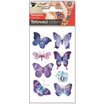 Anděl Tetovací obtisky motýli modří 10,5 x 6 cm 16060 – Hledejceny.cz