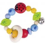 Goki Hračka do ruky perličky s beruškou a rolničkou – Zboží Dáma