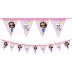 Vlaječková girlanda Gábinin kouzelný domek 2,3 m – Zboží Dáma