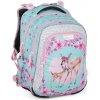 Školní batoh Bagmaster Lumi 23 A růžová /modrá