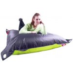 BeanBag 189x140 duo limet dark gray – Zboží Dáma