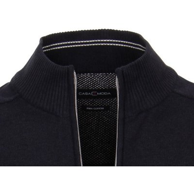 Casa Moda Bavlněný rozepínací svetr tmavě modrý – Zboží Dáma