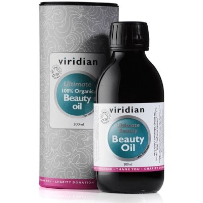 Viridian Nutrition Ultimate 100% Organic Beauty Oil pro krásné vlasy, pleť a nehty 200 ml – Zboží Mobilmania