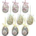 9ks dekorace závěsné vajíčko s květy Spring Egg - Ø 5*7cm – Hledejceny.cz