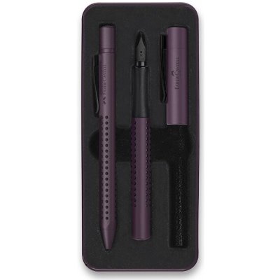 Faber-Castell Grip 2011 Berry sada plnicí pero a kuličkové pero 0021/2015300 – Zbozi.Blesk.cz