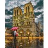 Malování podle čísla Katedrála Notre Dame v Paříži