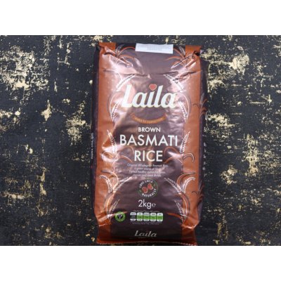 Laila Foods Hnědá Basmati rýže 2 kg – Sleviste.cz