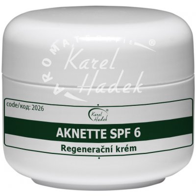 Karel Hadek Aknette Spf 6 regenerační krém 100 ml – Zboží Dáma