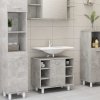 Koupelnový nábytek Nábytek XL Koupelnová skříňka betonově šedá 60x32x53,5 cm kompozitní dřevo