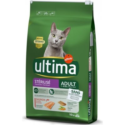 Ultima Cat Sterilized losos & ječmen 2 x 10 kg