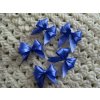 Svatební vývazek Mašlička textilní - saténová modrofialová 405 - doprodej