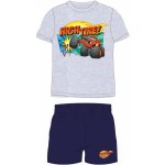 Chlapecké pyžamo Plamínek a čtyřkoláci 5204115 šedá tm.modrá – Zbozi.Blesk.cz