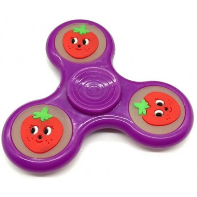 Antistresový Fidget Spinner fialový Jahoda – Sleviste.cz