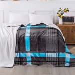 Xpose Deka mikroplyš s beránkem MÁŠA šedá/modrá 140x200 – Zboží Dáma