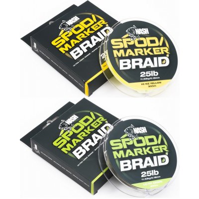 Kevin Nash Šňůra Spod Marker Braid 300m 11,33kg Yellow – Hledejceny.cz