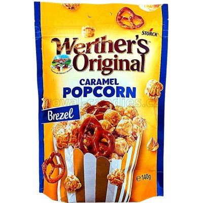 Werther's Original Caramel Popcorn Brezel 140 g – Zboží Mobilmania