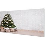 akrylový obraz Ozdoby na vánoční stromeček dárky 100x50 cm – Hledejceny.cz