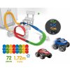 FleXtrem Discovery Set flexibilní autodráha Set Smoby s 612 cm prodlouženou dráhou a dvěma elektronickými autíčky