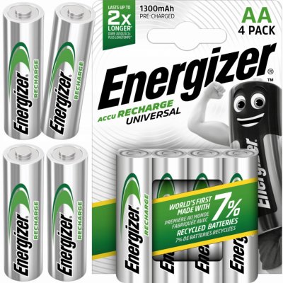 Energizer Universal AA 1300mAh 4ks EHR014 – Zboží Živě