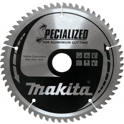 Makita Pilový kotouč na hliník, plast a laminátové dřevo B-09690 Specialized, 200x30mm, 64 zubů – Zboží Mobilmania