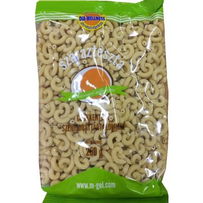 Dia-Wellness Vaječné těstoviny kolínka se sníženým obsahem sacharidů 250 g – Zboží Mobilmania