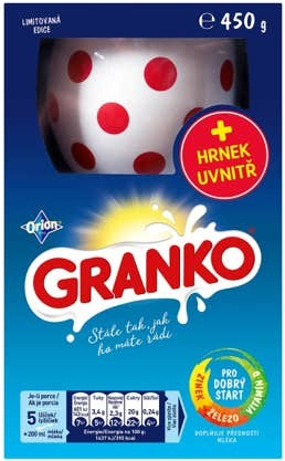 Orion Granko + hrnek 450 g od 95 Kč - Heureka.cz