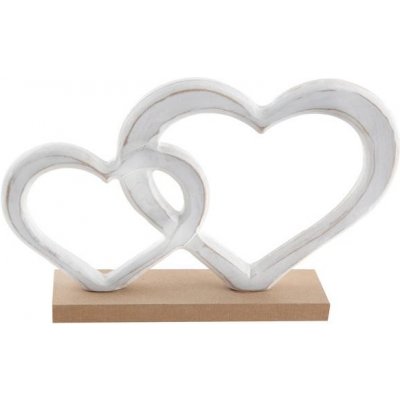 Paris Dekorace Dekorace dřevěné srdce – Zboží Dáma