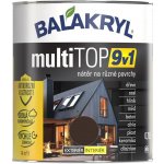 Balakryl MultiTOP 9 v 1 barevný email 0,75 l čokoládový hnědý polomatný – Zboží Mobilmania