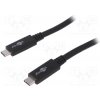 usb kabel Goobay 38872 USB 3.2, z obou stran, USB C vidlice, 0,5m, černý