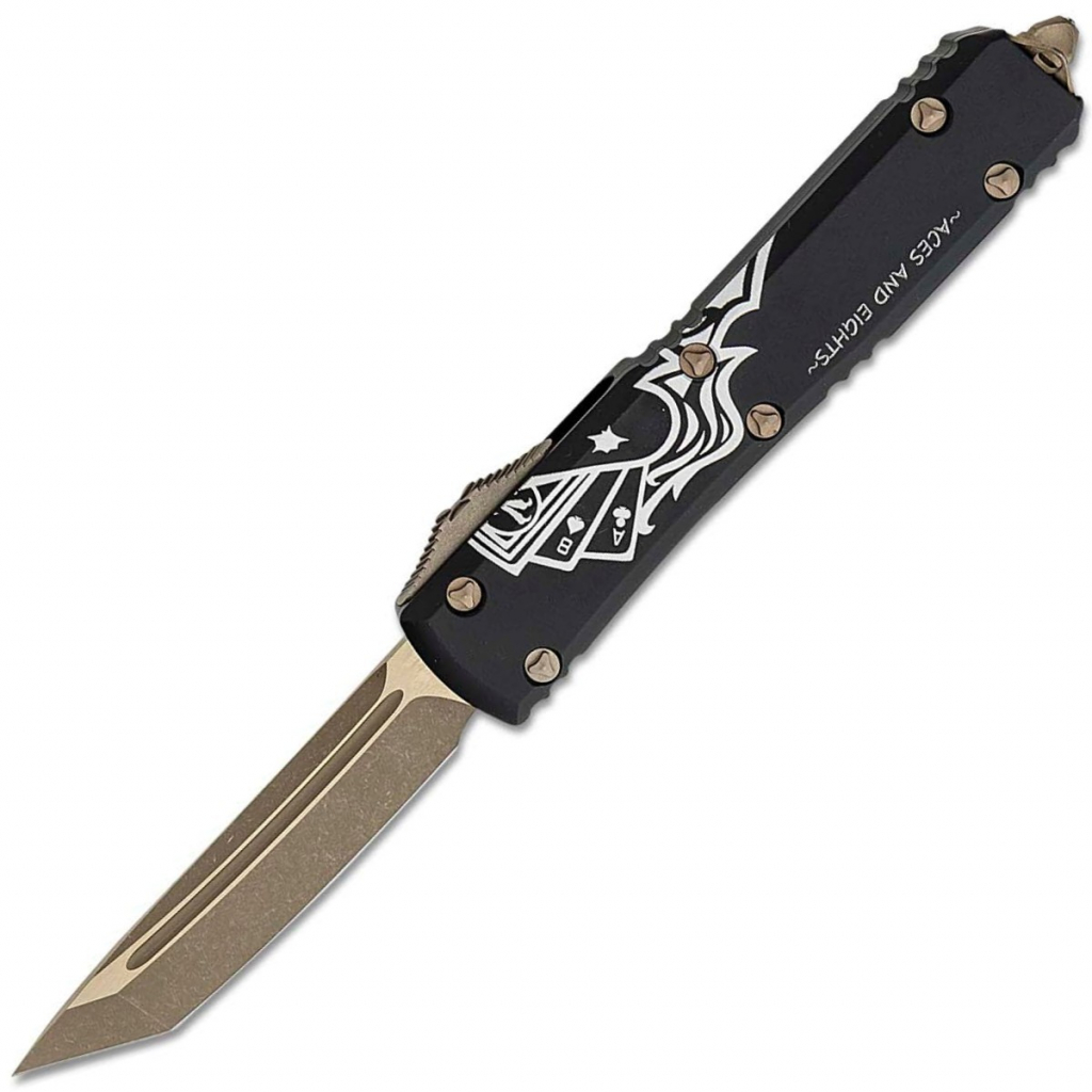 Microtech Signature Dead Man\'s Hand Ultratech Apocalyptic 123-13DMS