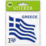 ATP - samolepka řecká vlajka (I LOVE GREECE) – Zboží Živě