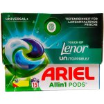 Ariel Universal + All in 1 Touch of Lenor Unstoppablesprací kapsle 15 PD – Hledejceny.cz