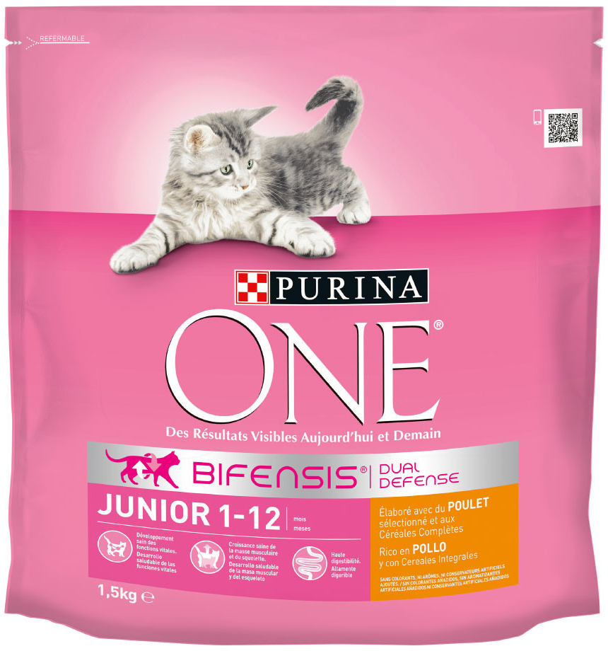 PURINA ONE Junior s kuřecím 4 x 1,5 kg