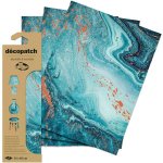 Décopatch Papír 3 ks Mramor s bronzem – Zbozi.Blesk.cz