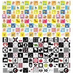 Bocioland Skládací pěnová podložka oboustranná Happy day – Zboží Dáma