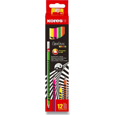 Kores 92306 Neon grafitová tužka HB 12 ks – Sleviste.cz
