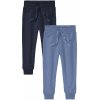 Kojenecké kalhoty a kraťasy Lupilu Dívčí tepláky 2 kusy navy modrá modrá